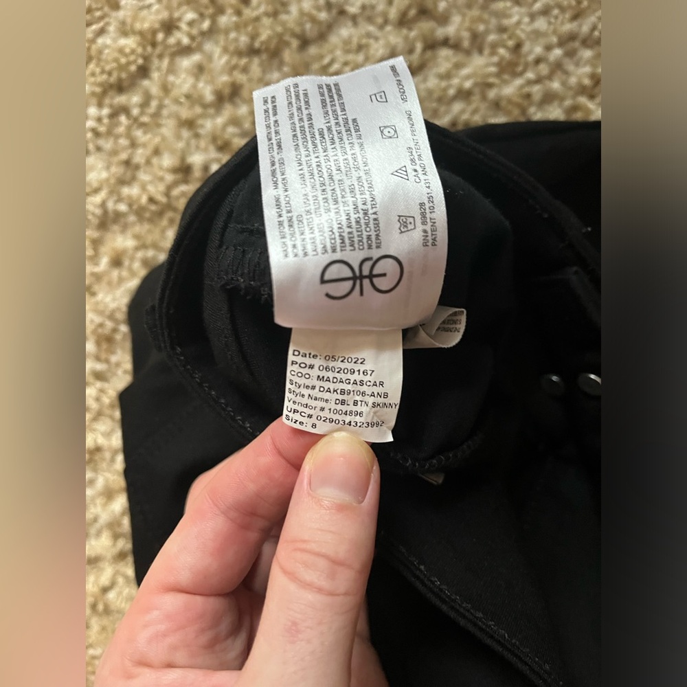 Anne Klein High Rise Skinny Jeans - Picture 7 of 7